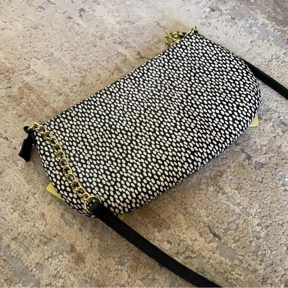 Betsey Johnson Faux Leather Large Bow Purse Handbag Crossbody Bag - Picture 6 of 12